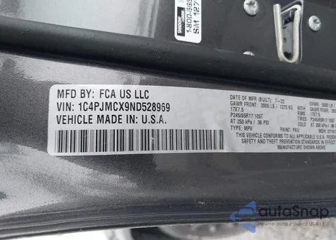 2022 Jeep Cherokee X 4X4 from USA, damaged, VIN 1C4PJMCX9ND528969